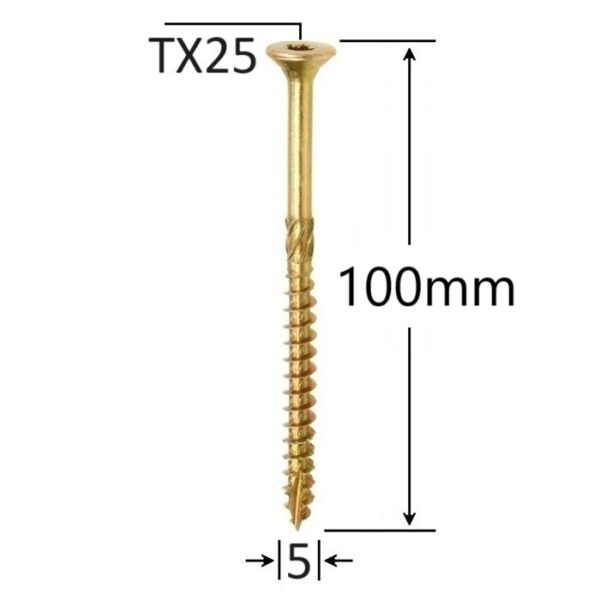 Surub Dulgherie Cap Inecat 5x100 aa