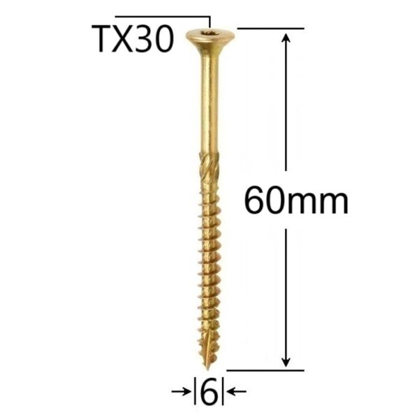 Surub Dulgherie Cap Inecat 6x60 aa