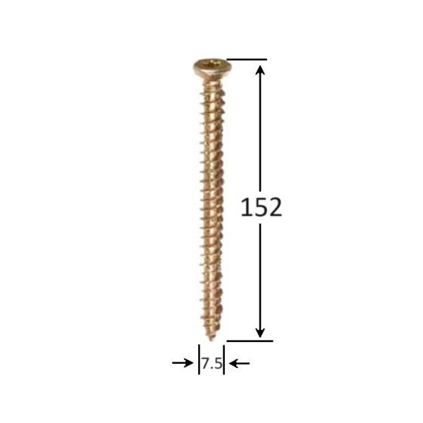 Surub Montaj Ferestre 7.5x152 b