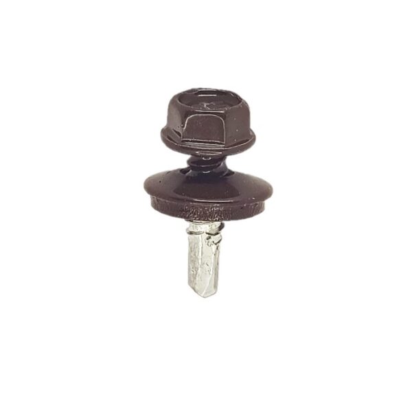 Surub Autoforant Cap Hexagonal 4.8x19mm Maro RAL 8017 a