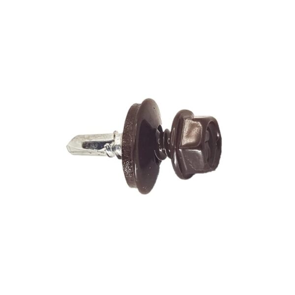 Surub Autoforant Cap Hexagonal 4.8x19mm Maro RAL 8017 b
