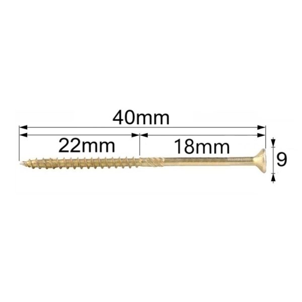 Surub Dulgherie Cap Inecat 4.5x40 bb