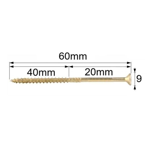 Surub Dulgherie Cap Inecat 4.5x60 bb
