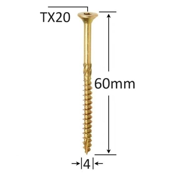 Surub Dulgherie Cap Inecat 4x60 a
