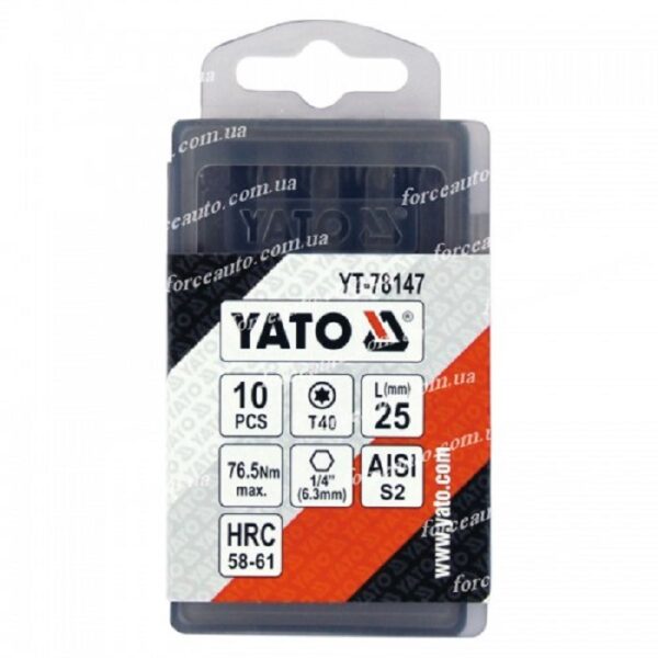Set 10 Biti Torx T40 YT-78147 b