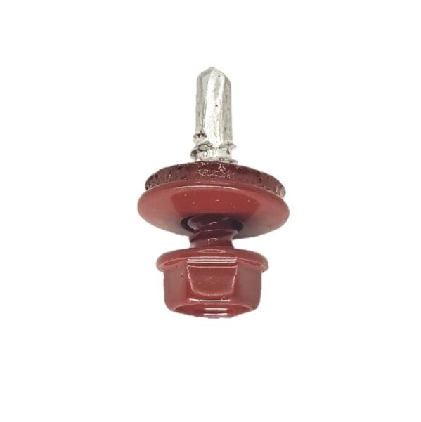 Surub Autoforant Cap Hexagonal 4.8x19mm Rosu RAL 3011 a