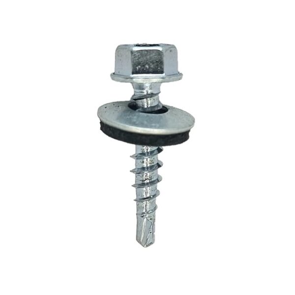 Surub Autoforant Cap Hexagonal 4.8x25mm Zincat Cu Saiba EPDM a