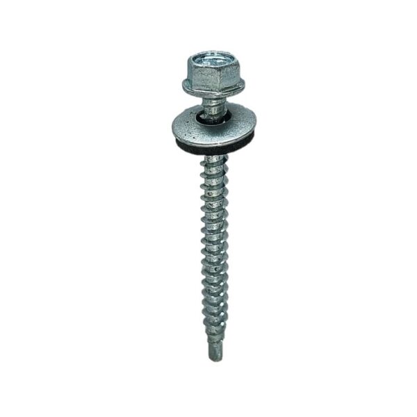 Surub Autoforant Cap Hexagonal 4.8x55mm Zincat Cu Saiba EPDM a