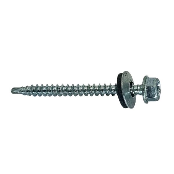 Surub Autoforant Cap Hexagonal 4.8x55mm Zincat Cu Saiba EPDM b