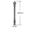 Conexpand Ancora Cu Cep Cilindric Si Clema M12x180 b