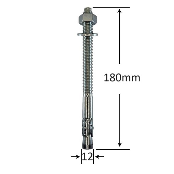 Conexpand Ancora Cu Cep Cilindric Si Clema M12x180 b