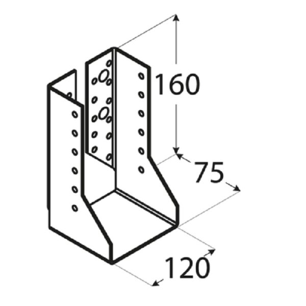 Papuc Grinda Tip B 120x162x2 WBZ 35 b