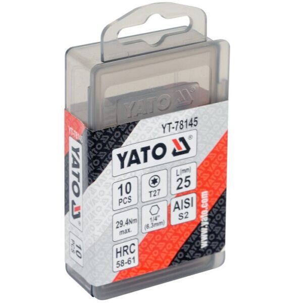 Set 10 Biti Torx T27 YT-78145 b