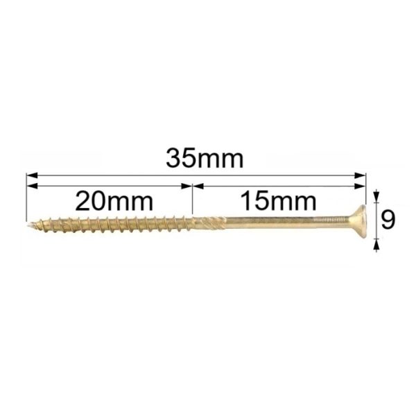 Surub Dulgherie Cap Inecat 4.5x35 bb