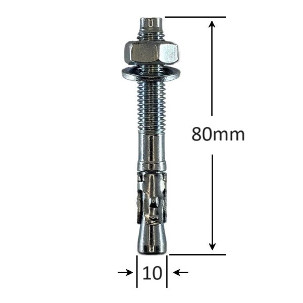 Conexpand Ancora Cu Cep Cilindric Si Clema M10x80 b
