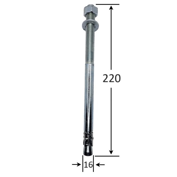 Conexpand Ancora Cu Cep Cilindric Si Clema M16x220 b