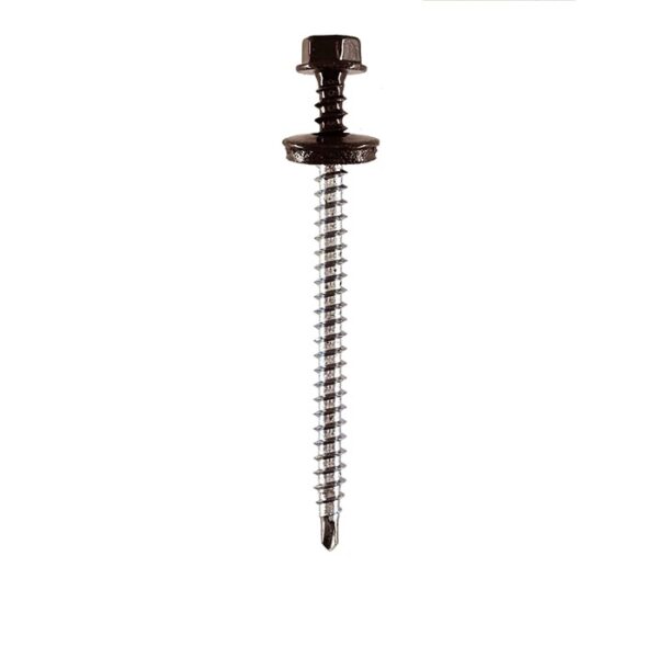 Surub Autoforant Cap Hexagonal 4.8x70mm Maro RAL 8017 a