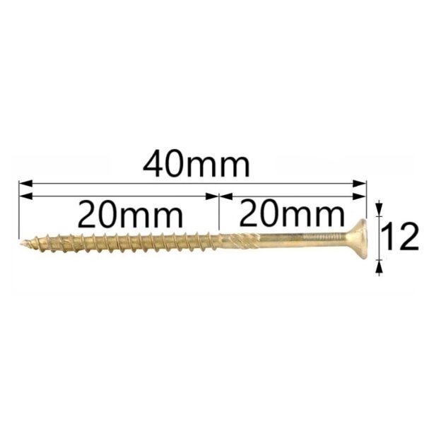 Surub Dulgherie Cap Inecat 6x40 bb