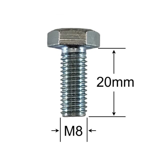 Surub Filet Metric M8x20 aa