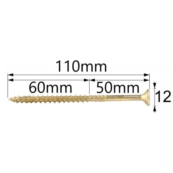 Surub Dulgherie Cap Inecat 6x110 bb