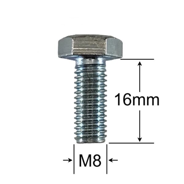 Surub Filet Metric M8x16 aa
