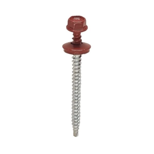 Surub Autoforant Cap Hexagonal 4.8x70mm Rosu RAL 3011 b