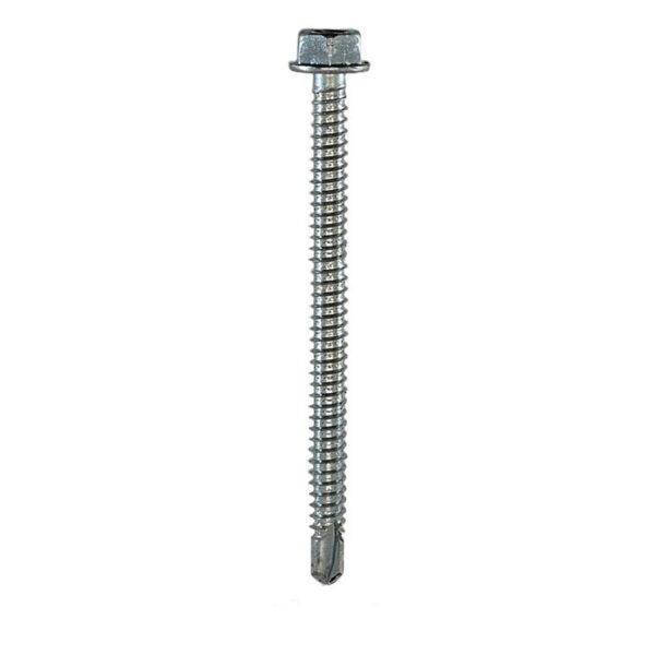 Surub Autoforant Cap Hexagonal 6.3x80mm Zincat b