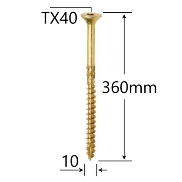 Surub Dulgherie Cap Inecat 10x360 aa