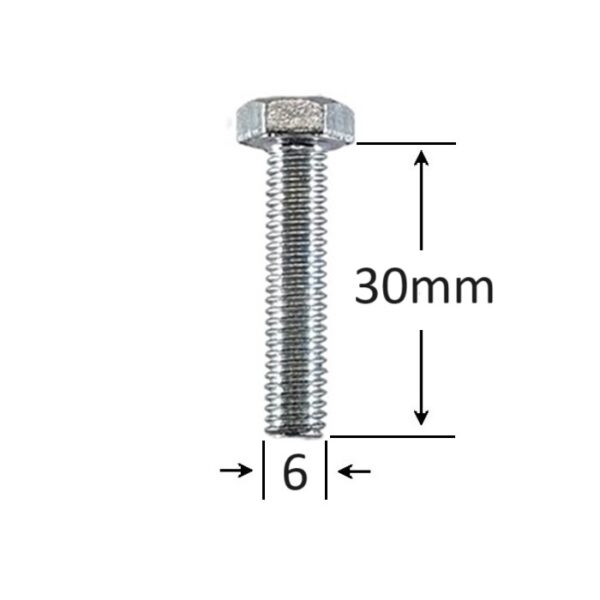 Surub Filet Metric M6x30mm Cap Hexagonal a