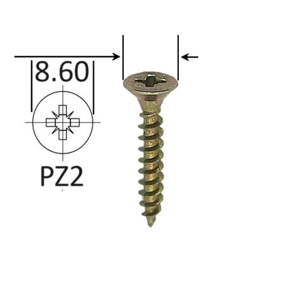 holsurub lemn cap inecat 4.5x18 b