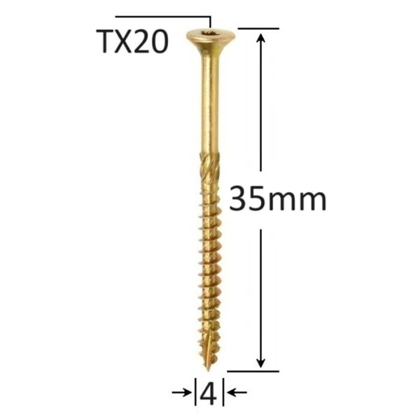 Surub Dulgherie Cap Inecat 4x35 aa