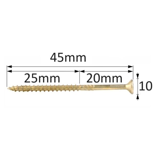 Surub Dulgherie Cap Inecat 5x45 bb