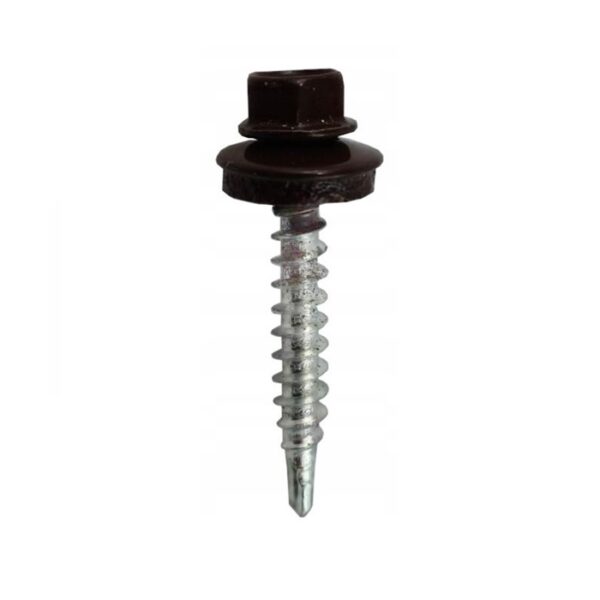 Surub Autoforant Cap Hexagonal 4.8x35mm Maro RAL 8019 b