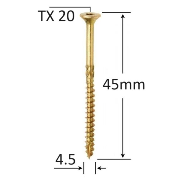 Surub Dulgherie Cap Inecat 4.5x45 a