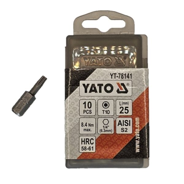 Set 10 Biti Torx T10 YT-78141 b