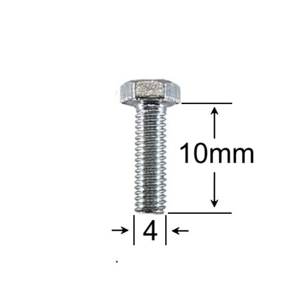 Surub Filet Metric M4x10mm Cap Hexagonal a