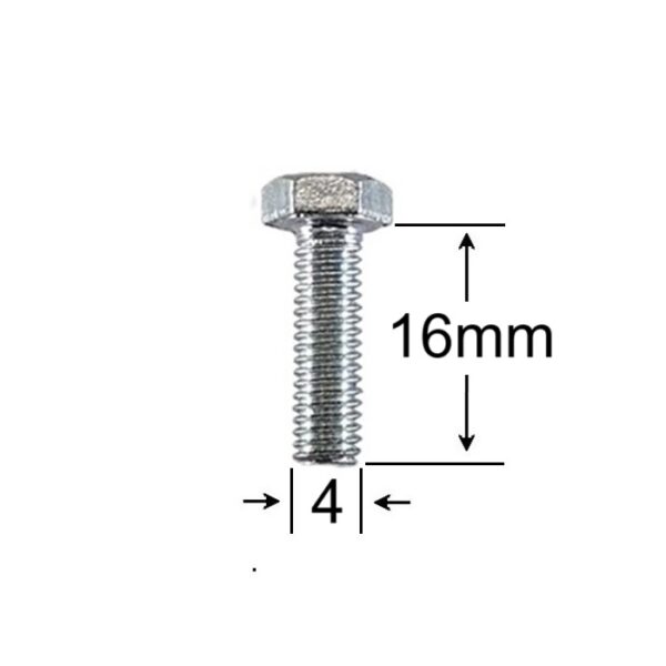Surub Filet Metric M4x16mm Cap Hexagonal a