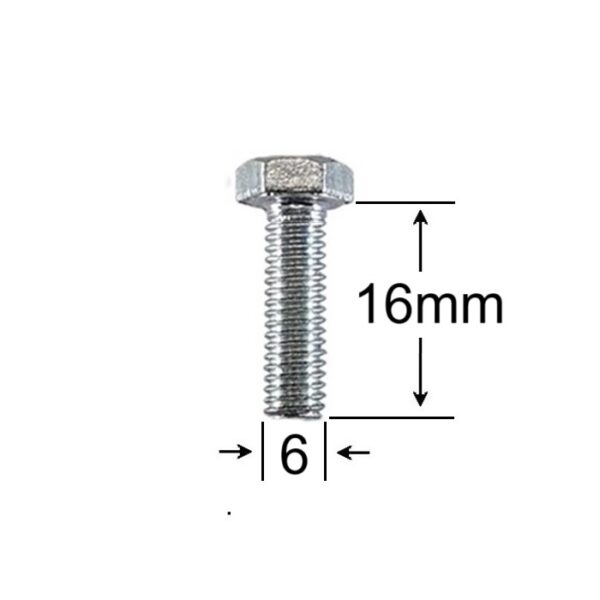 Surub Filet Metric M6x16mm Cap Hexagonal a