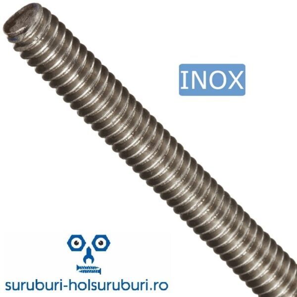 Tija Filetata Inox M6 a