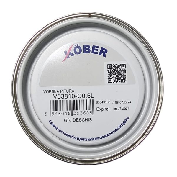 Vopsea Gri Deschis Kober Pitura 0.6L b