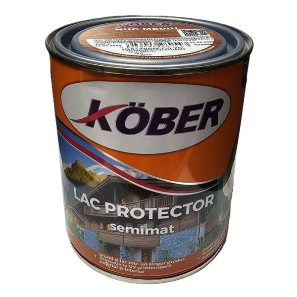 Lac Pentru Lemn Semimat Nuc Mediu 0.75L a