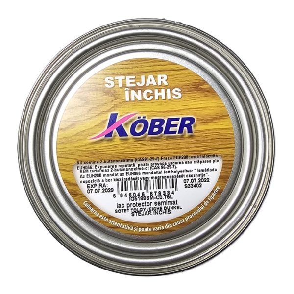 Lac Pentru Lemn Semimat Stejar Inchis 0.75L b