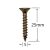 Holsurub Lemn Cap Inecat 5x25mm – 1000 buc/cutie