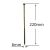Holsurub Lemn Cap Inecat 6x220mm – 100 buc/cutie