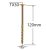 Surub Dulgherie Cap Plat 6×120 – 100buc/cutie