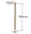 Surub Dulgherie Cap Plat 6×180 – 100buc/cutie