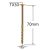 Surub Dulgherie Cap Plat 6×70 – 100buc/cutie