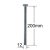 Surub Filet Metric M12x200mm Cap Hexagonal DIN 933 Gr.8.8 – 10buc/cutie