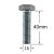 Surub Filet Metric M16x40mm Cap Hexagonal DIN 933 Gr.8.8 – 25buc/cutie
