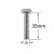 Surub Filet Metric M6x35mm Cap Hexagonal DIN 933 Gr.8.8 – 200buc/cutie